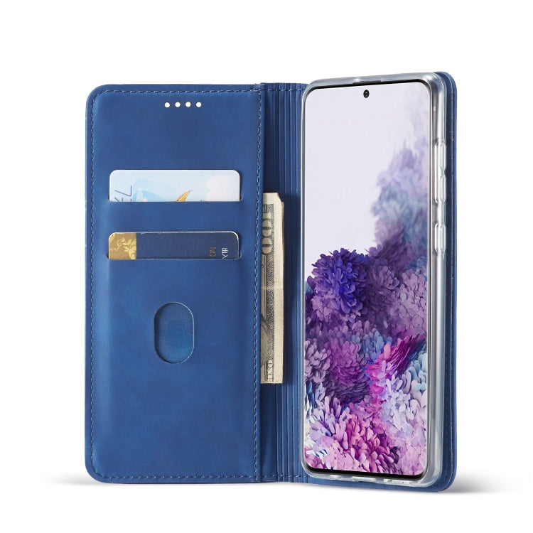 For Galaxy A51 / M40S LC.IMEEKE LC-002 Series Skin Hand Feeling PU + TPU Horizontal Flip Leather Case with Holder & Card Slot & Wallet