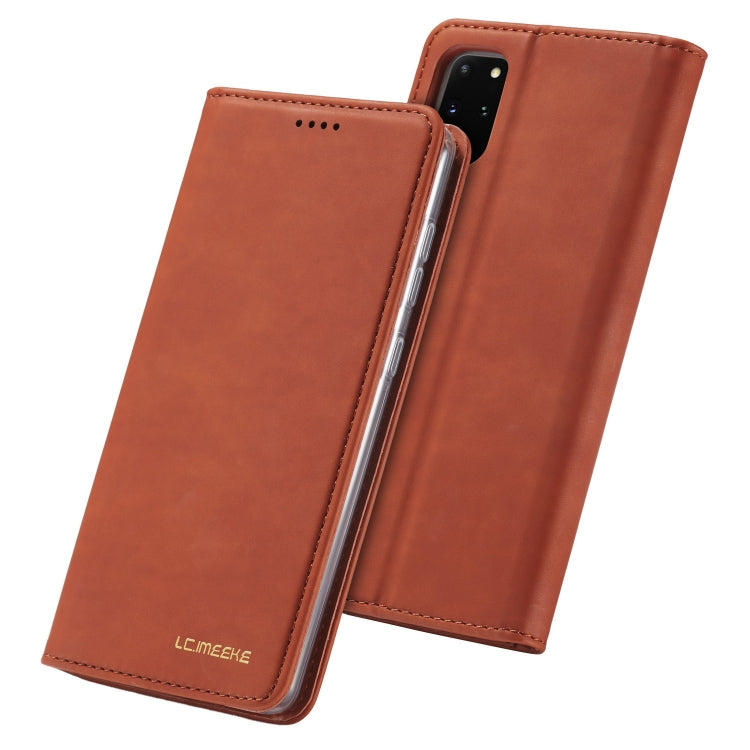 For Galaxy A51 / M40S LC.IMEEKE LC-002 Series Skin Hand Feeling PU + TPU Horizontal Flip Leather Case with Holder & Card Slot & Wallet