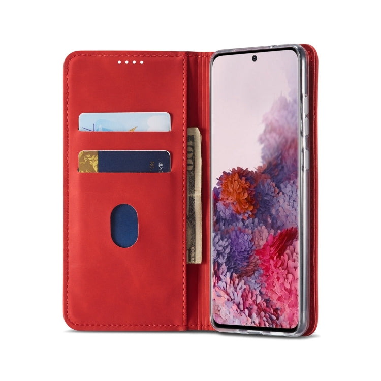 For Galaxy S20 LC.IMEEKE LC-002 Series Skin Hand Feeling PU + TPU Horizontal Flip Leather Case with Holder & Card Slot & Wallet