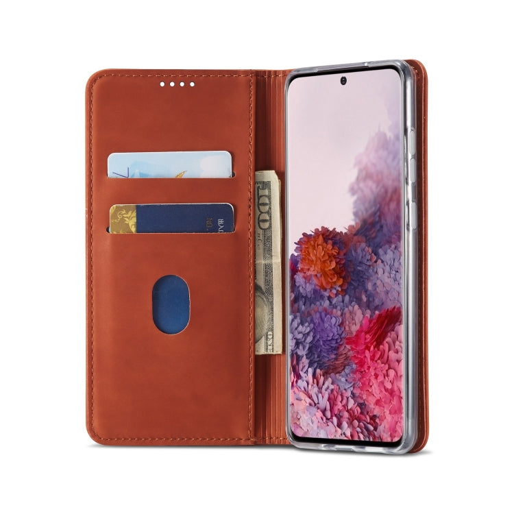 For Galaxy S20+ LC.IMEEKE LC-002 Series Skin Hand Feeling PU + TPU Horizontal Flip Leather Case with Holder & Card Slot & Wallet