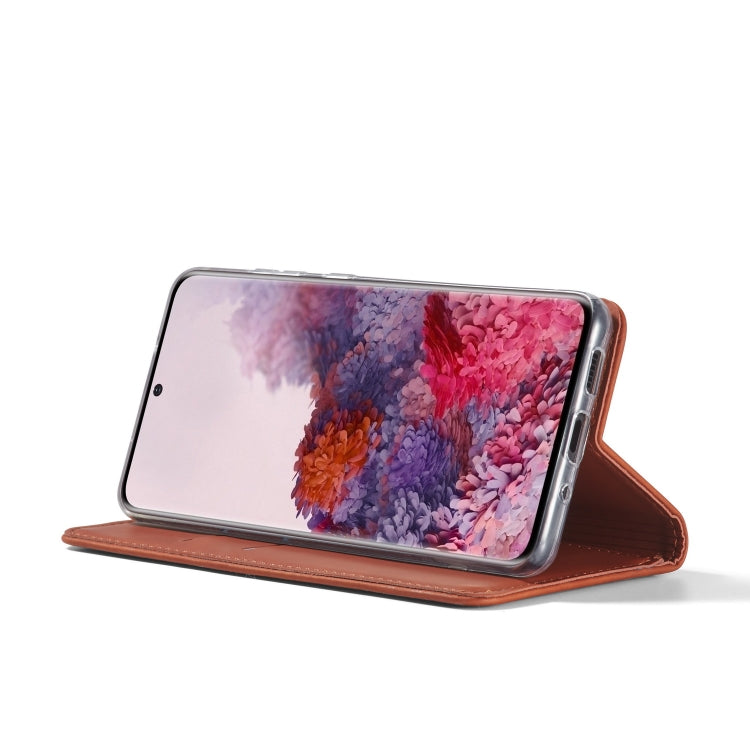 For Galaxy S20+ LC.IMEEKE LC-002 Series Skin Hand Feeling PU + TPU Horizontal Flip Leather Case with Holder & Card Slot & Wallet