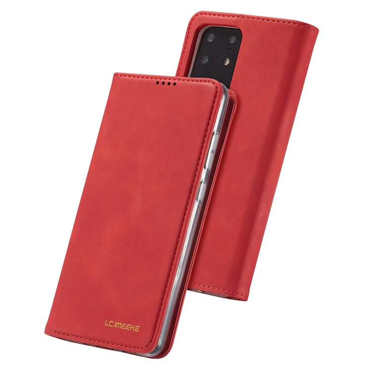 For Galaxy S20 Ultra LC.IMEEKE LC-002 Series Skin Hand Feeling PU + TPU Horizontal Flip Leather Case with Holder & Card Slot & Wallet