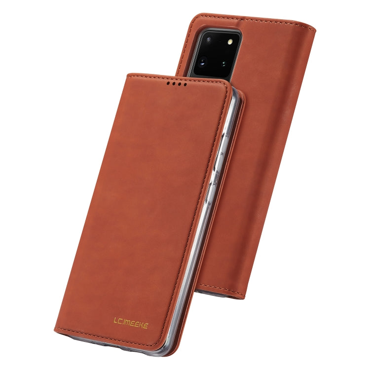 For Galaxy S20 Ultra LC.IMEEKE LC-002 Series Skin Hand Feeling PU + TPU Horizontal Flip Leather Case with Holder & Card Slot & Wallet