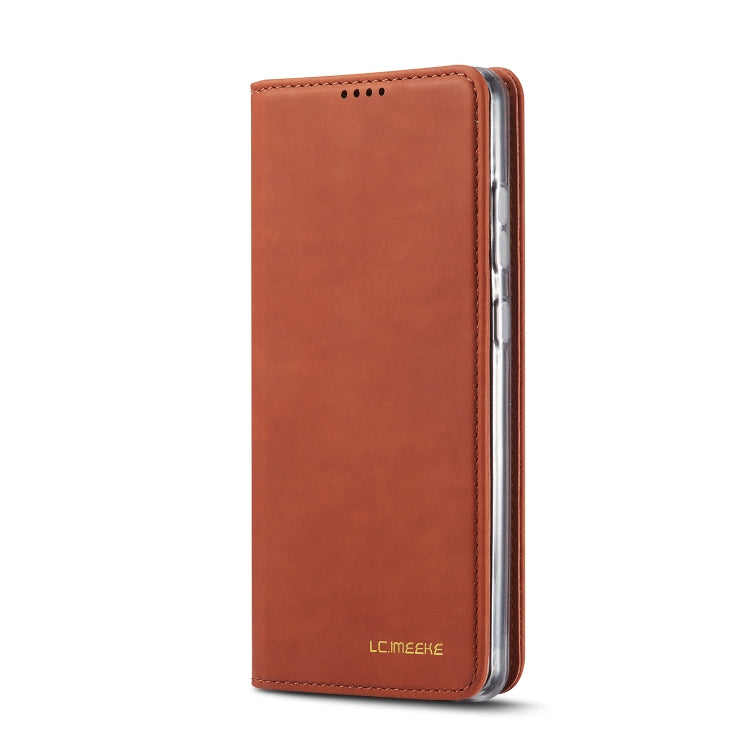 For Galaxy S20 Ultra LC.IMEEKE LC-002 Series Skin Hand Feeling PU + TPU Horizontal Flip Leather Case with Holder & Card Slot & Wallet