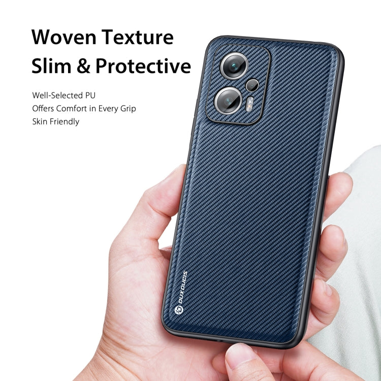 For Xiaomi Redmi Note 11T Pro / Note 11T Pro+ DUX DUCIS Fino Series PU + TPU Phone Case