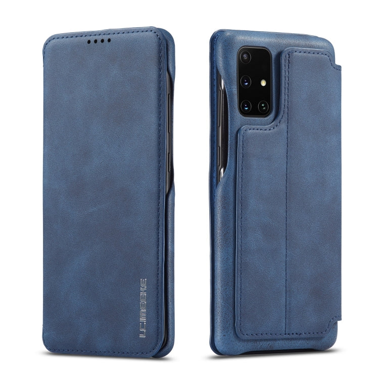 For Galaxy A51 / M40S LC.IMEEKE Hon Ancient Series Horizontal Flip Leather Case with Holder & Card Slot