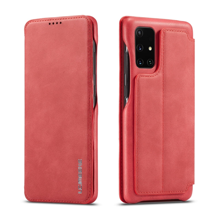 For Galaxy A71 / M70S LC.IMEEKE Hon Ancient Series Horizontal Flip Leather Case with Holder & Card Slot