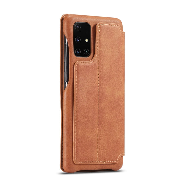 For Galaxy A71 / M70S LC.IMEEKE Hon Ancient Series Horizontal Flip Leather Case with Holder & Card Slot