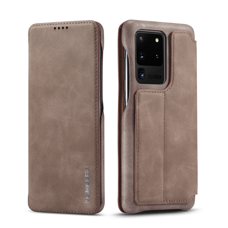 For Galaxy S20 Ultra LC.IMEEKE Hon Ancient Series Horizontal Flip Leather Case with Holder & Card Slot