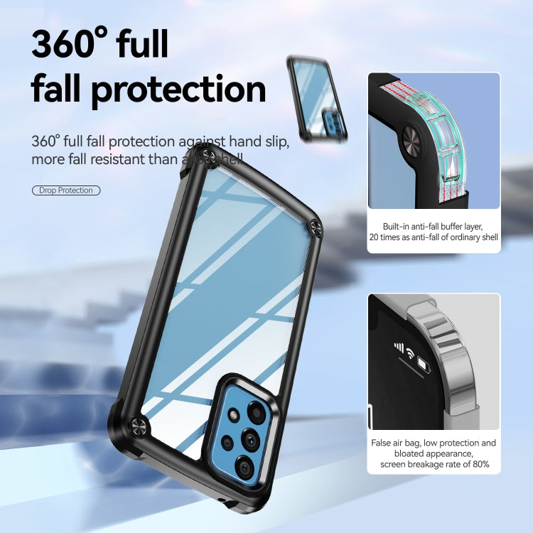 For Samsung Galaxy A52 5G / 4G TPU + PC Lens Protection Phone Case