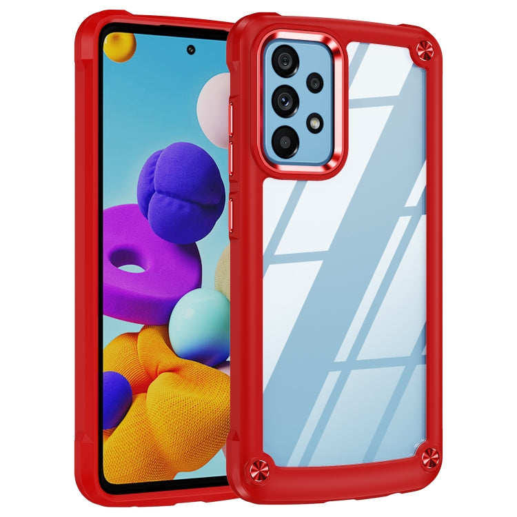 For Samsung Galaxy A52 5G / 4G TPU + PC Lens Protection Phone Case