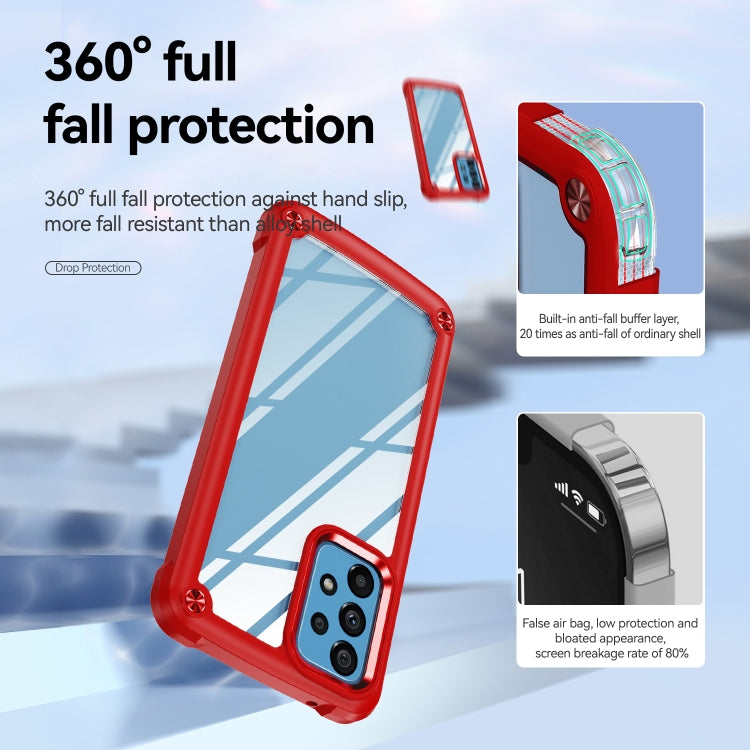For Samsung Galaxy A52 5G / 4G TPU + PC Lens Protection Phone Case