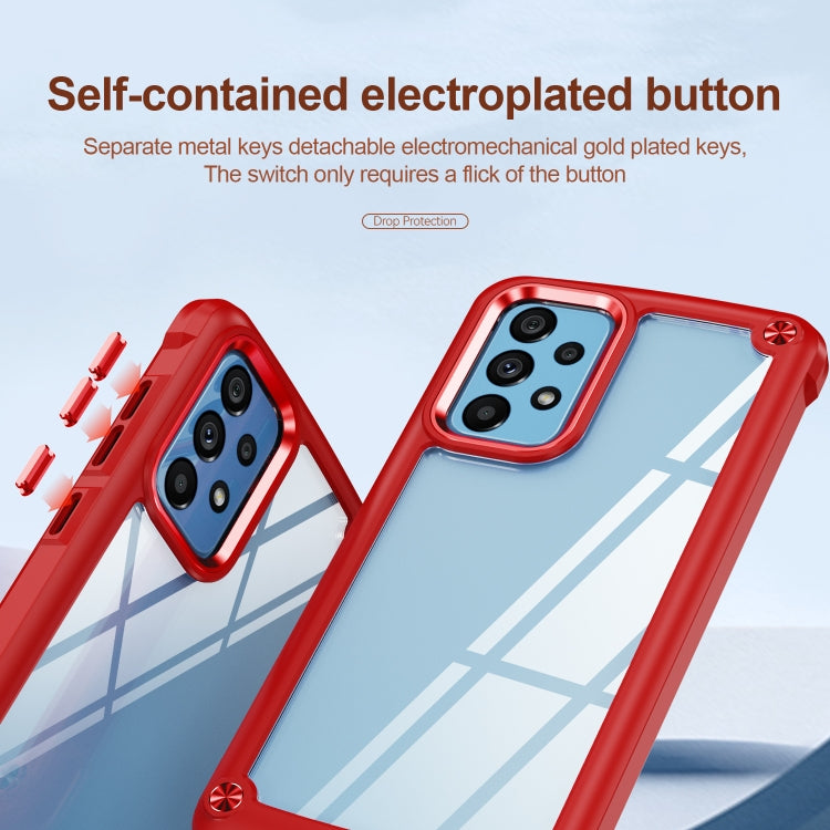 For Samsung Galaxy A52 5G / 4G TPU + PC Lens Protection Phone Case