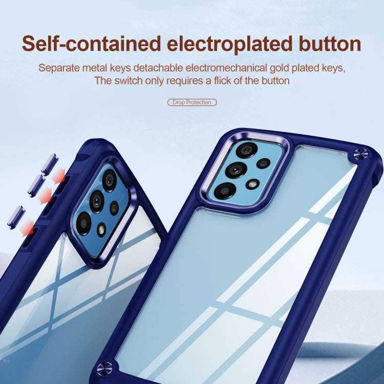 For Samsung Galaxy A52 5G / 4G TPU + PC Lens Protection Phone Case