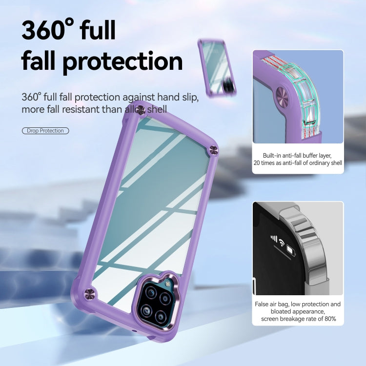 For Samsung Galaxy A52 5G / 4G TPU + PC Lens Protection Phone Case