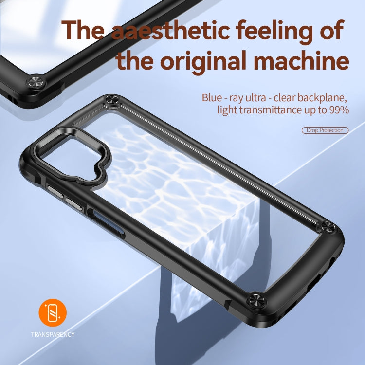 For Samsung Galaxy A12 TPU + PC Lens Protection Phone Case