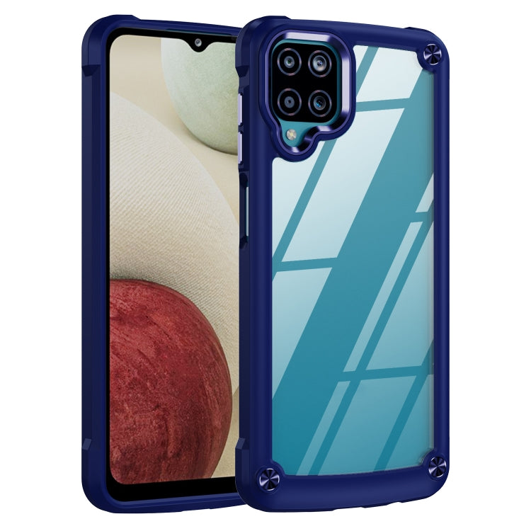 For Samsung Galaxy A12 TPU + PC Lens Protection Phone Case