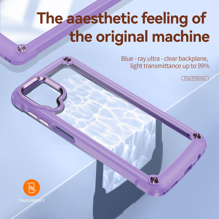 For Samsung Galaxy A12 TPU + PC Lens Protection Phone Case