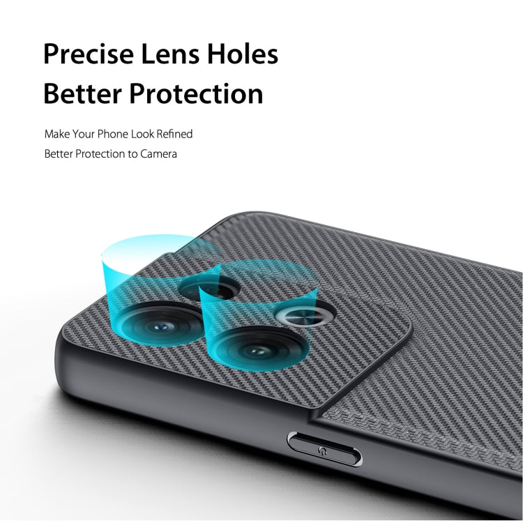 For OPPO Reno8 Pro DUX DUCIS Fino Series PU + TPU Phone Case(Black)