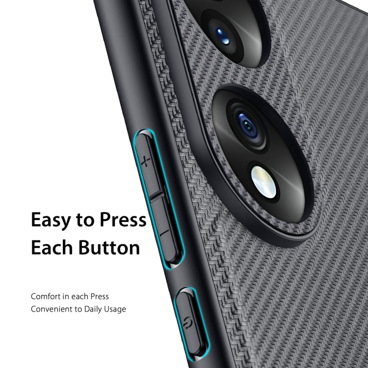 For Honor 70 DUX DUCIS Fino Series PU + TPU Phone Case(Black)