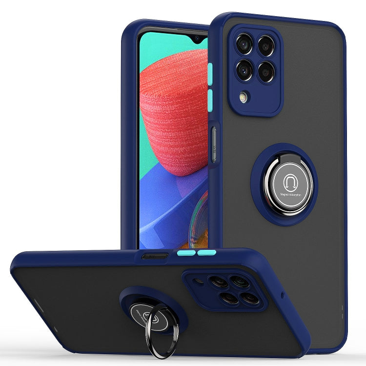 For Samsung Galaxy M33 Q Shadow 1 Series TPU + PC Phone Case with Ring