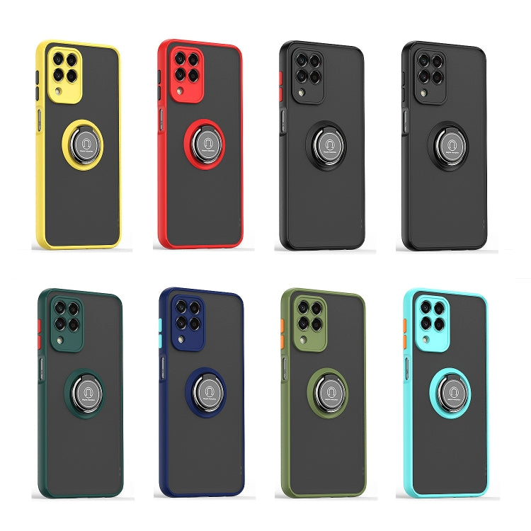 For Samsung Galaxy M33 Q Shadow 1 Series TPU + PC Phone Case with Ring