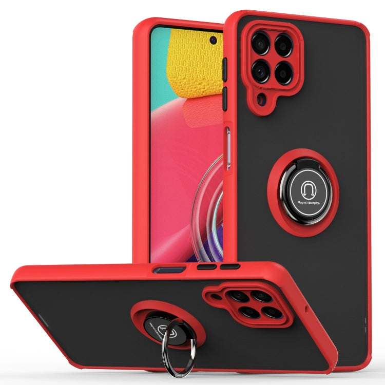 For Samsung Galaxy M53 Q Shadow 1 Series TPU + PC Phone Case with Ring
