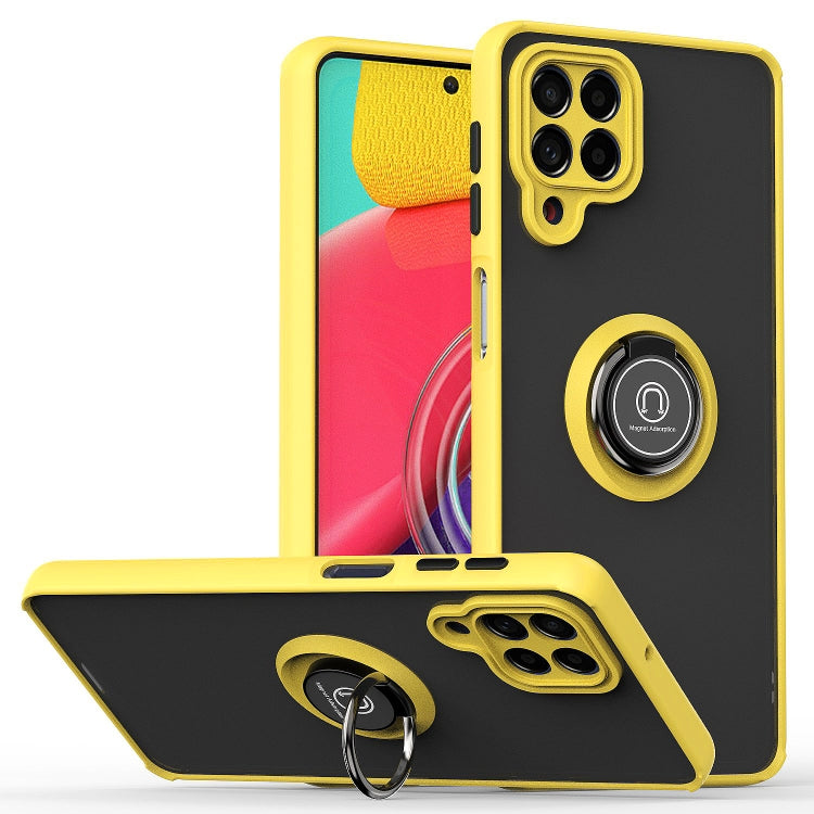 For Samsung Galaxy M53 Q Shadow 1 Series TPU + PC Phone Case with Ring