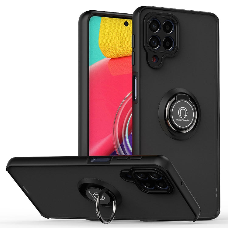 For Samsung Galaxy M53 Q Shadow 1 Series TPU + PC Phone Case with Ring