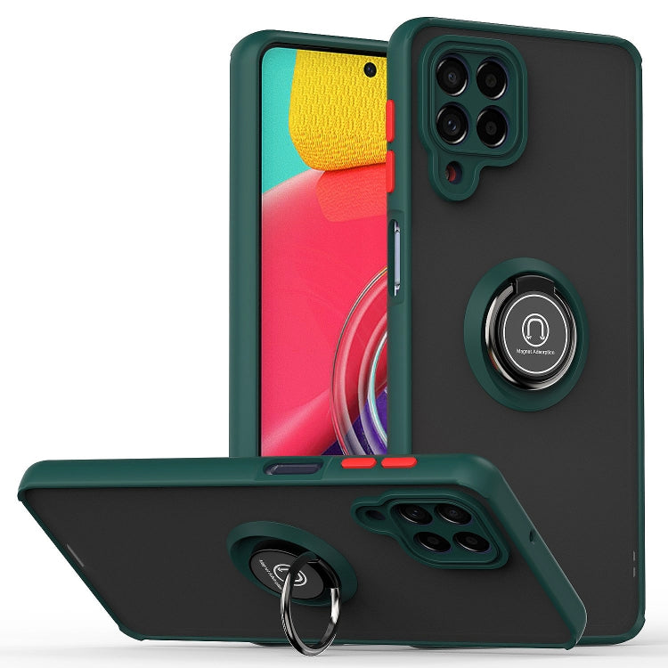 For Samsung Galaxy M53 Q Shadow 1 Series TPU + PC Phone Case with Ring