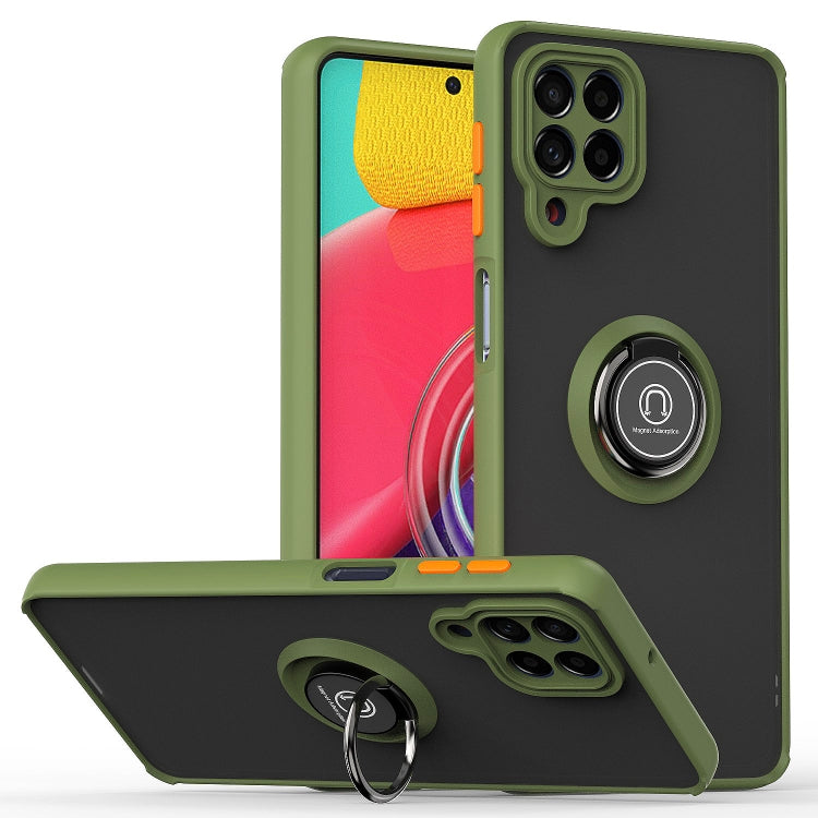 For Samsung Galaxy M53 Q Shadow 1 Series TPU + PC Phone Case with Ring