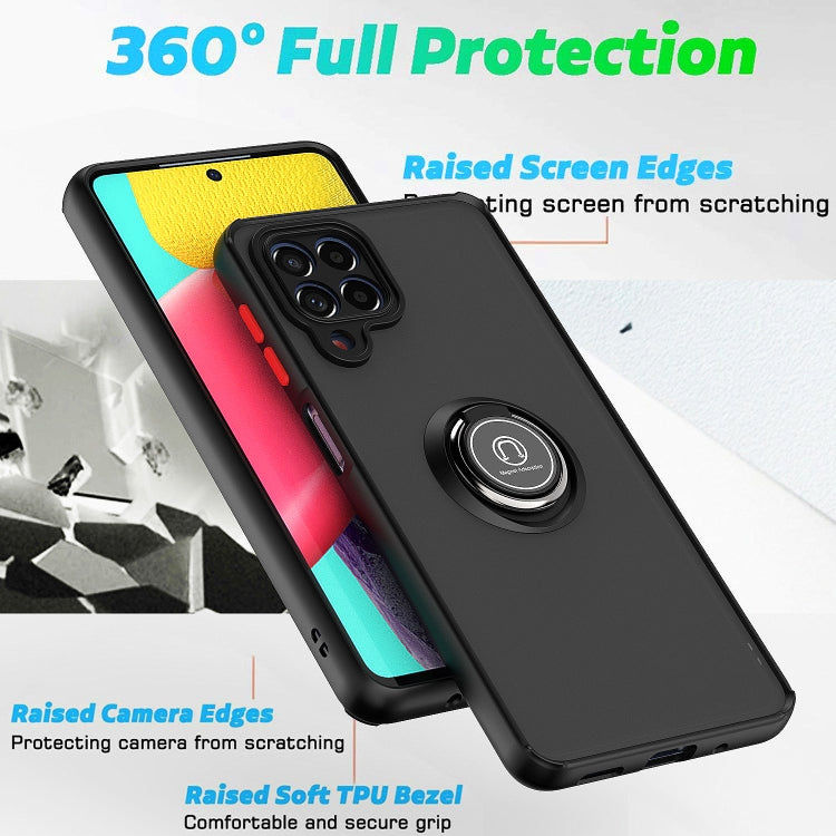 For Samsung Galaxy M53 Q Shadow 1 Series TPU + PC Phone Case with Ring