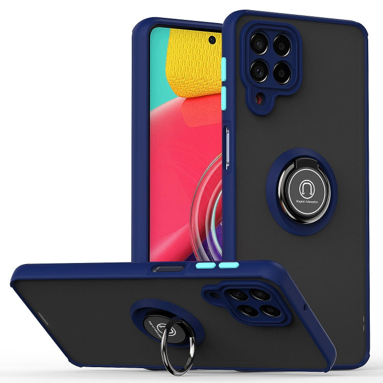 For Samsung Galaxy M53 Q Shadow 1 Series TPU + PC Phone Case with Ring