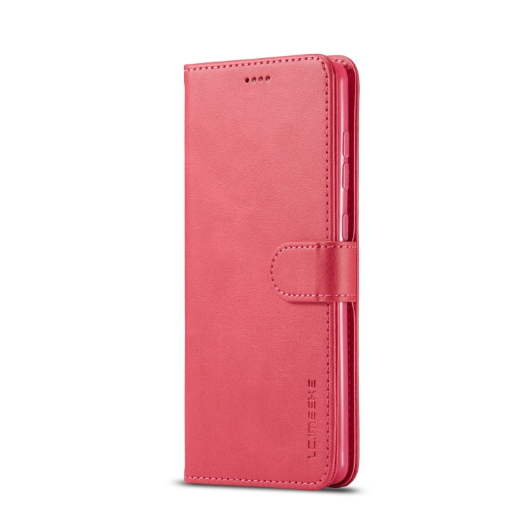 For Galaxy A71 / M70S LC.IMEEKE Calf Texture Horizontal Flip Leather Case, with Holder & Card Slots & Wallet & Photo Frame
