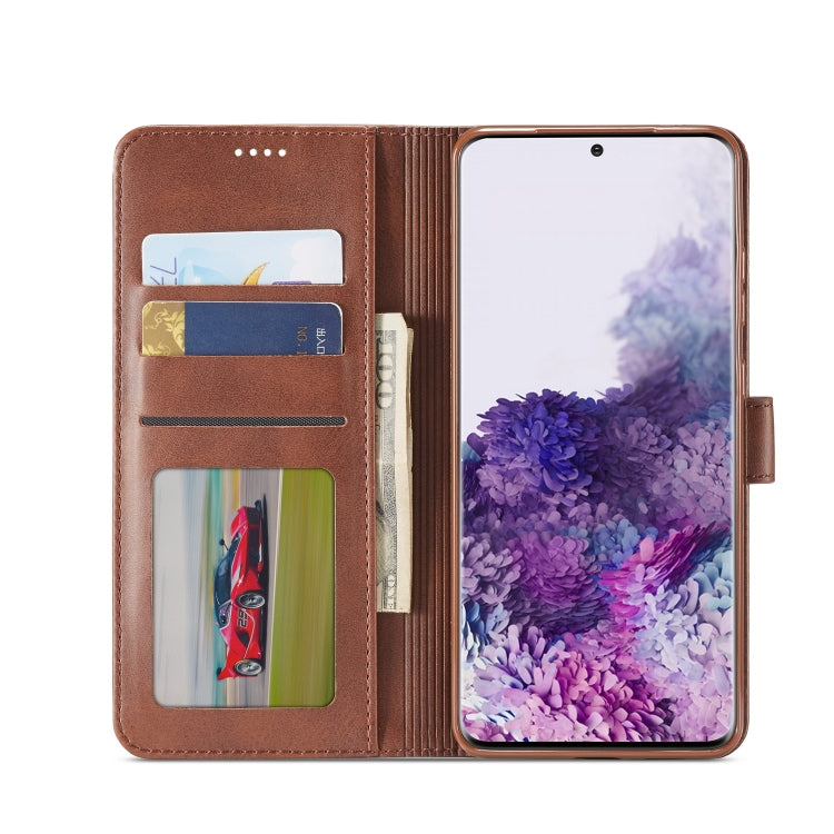 For Galaxy A71 / M70S LC.IMEEKE Calf Texture Horizontal Flip Leather Case, with Holder & Card Slots & Wallet & Photo Frame