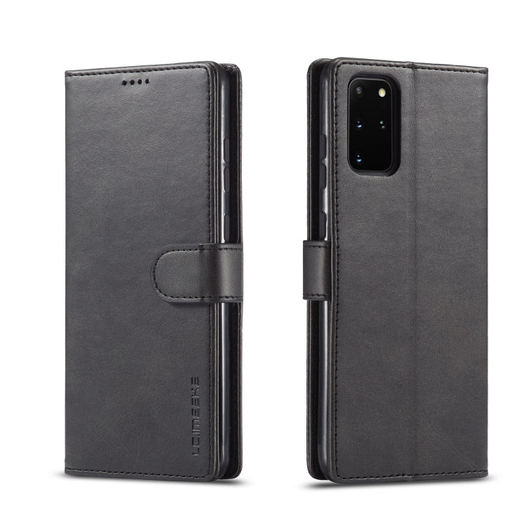 For Galaxy S20 LC.IMEEKE Calf Texture Horizontal Flip Leather Case, with Holder & Card Slots & Wallet & Photo Frame