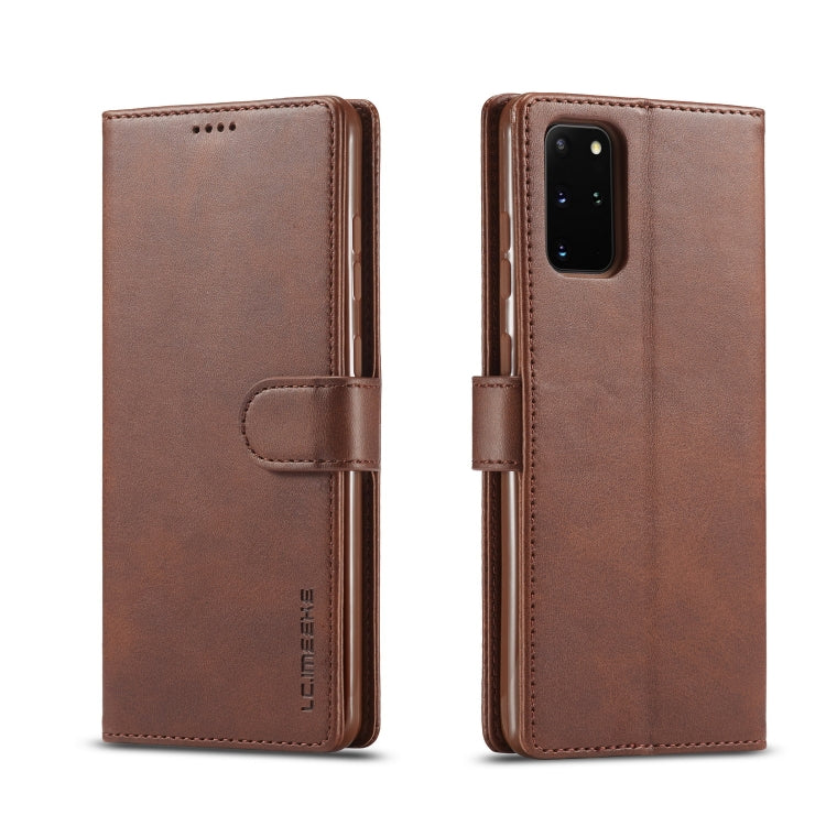 For Galaxy S20 LC.IMEEKE Calf Texture Horizontal Flip Leather Case, with Holder & Card Slots & Wallet & Photo Frame