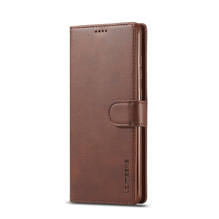 For Galaxy S20 LC.IMEEKE Calf Texture Horizontal Flip Leather Case, with Holder & Card Slots & Wallet & Photo Frame