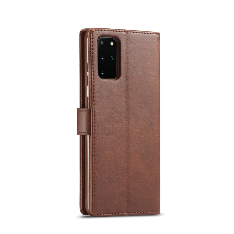 For Galaxy S20 LC.IMEEKE Calf Texture Horizontal Flip Leather Case, with Holder & Card Slots & Wallet & Photo Frame