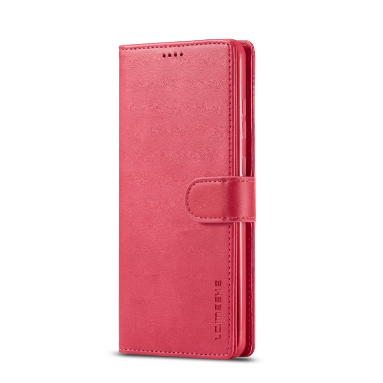 For Galaxy S20+ LC.IMEEKE Calf Texture Horizontal Flip Leather Case, with Holder & Card Slots & Wallet & Photo Frame