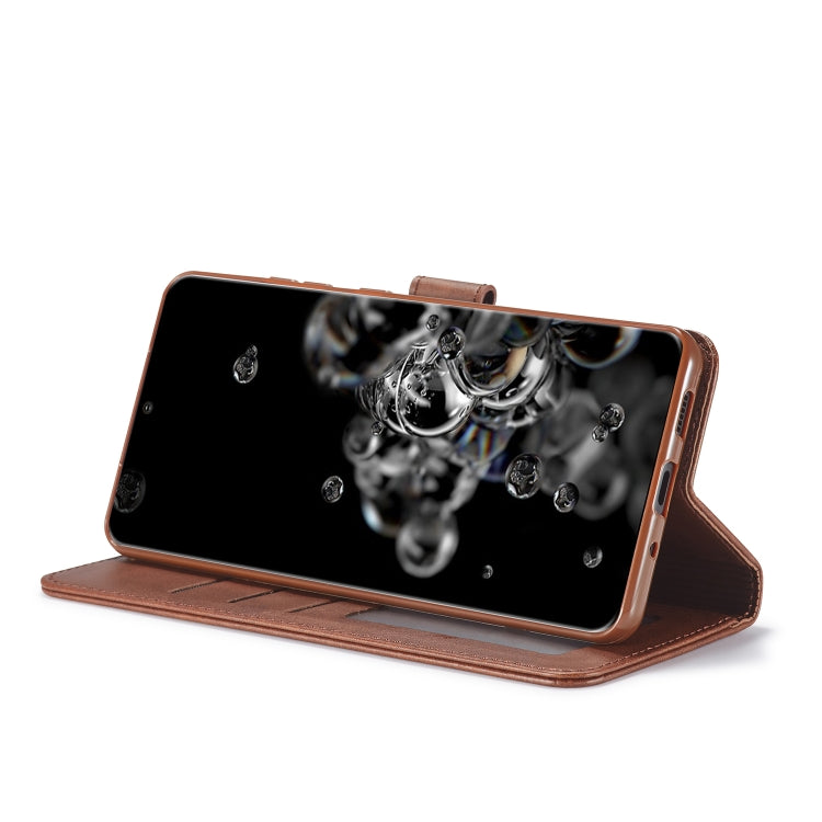 For Galaxy S20 Ultra LC.IMEEKE Calf Texture Horizontal Flip Leather Case, with Holder & Card Slots & Wallet & Photo Frame