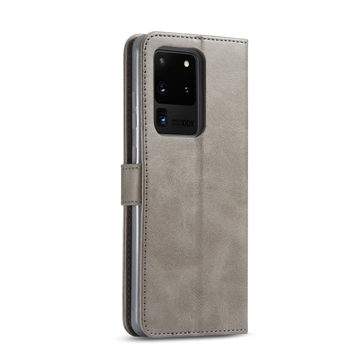 For Galaxy S20 Ultra LC.IMEEKE Calf Texture Horizontal Flip Leather Case, with Holder & Card Slots & Wallet & Photo Frame