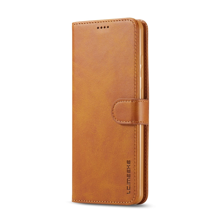 For Galaxy S20 Ultra LC.IMEEKE Calf Texture Horizontal Flip Leather Case, with Holder & Card Slots & Wallet & Photo Frame