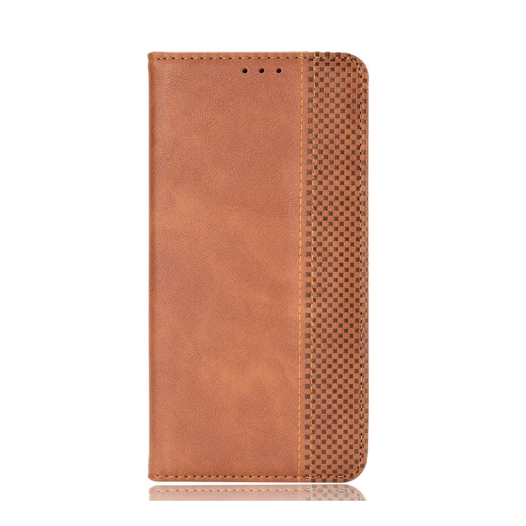For BLU G91 Max Magnetic Buckle Retro Crazy Horse Leather Phone Case