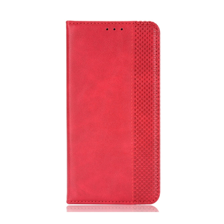 For BLU J9L Magnetic Buckle Retro Crazy Horse Leather Phone Case