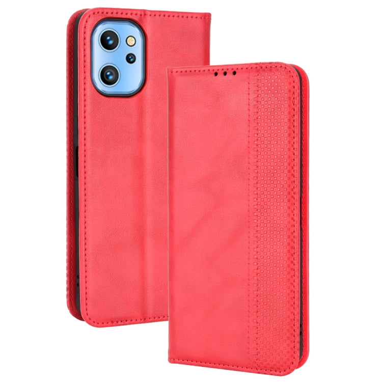 For UMIDIGI A13 / A13 Pro / A13S Magnetic Buckle Retro Crazy Horse Leather Phone Case