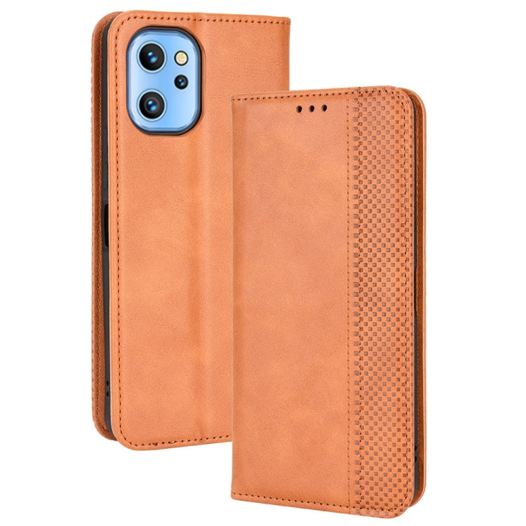 For UMIDIGI A13 / A13 Pro / A13S Magnetic Buckle Retro Crazy Horse Leather Phone Case