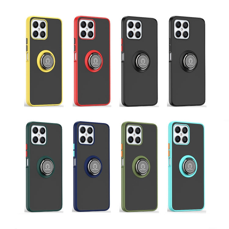 For Honor X8 Q Shadow 1 Series TPU + PC Phone Case with Ring
