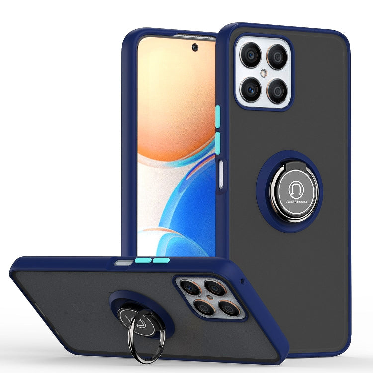 For Honor X8 Q Shadow 1 Series TPU + PC Phone Case with Ring