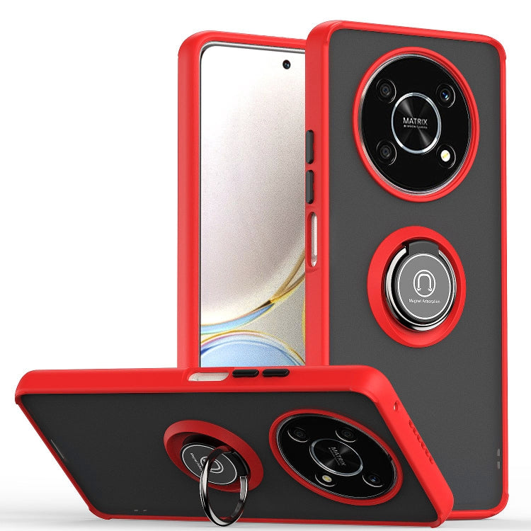 For Honor X9 Q Shadow 1 Series TPU + PC Phone Case with Ring